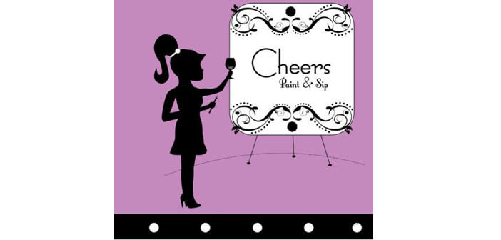 Cheers Paint and Sip Logo