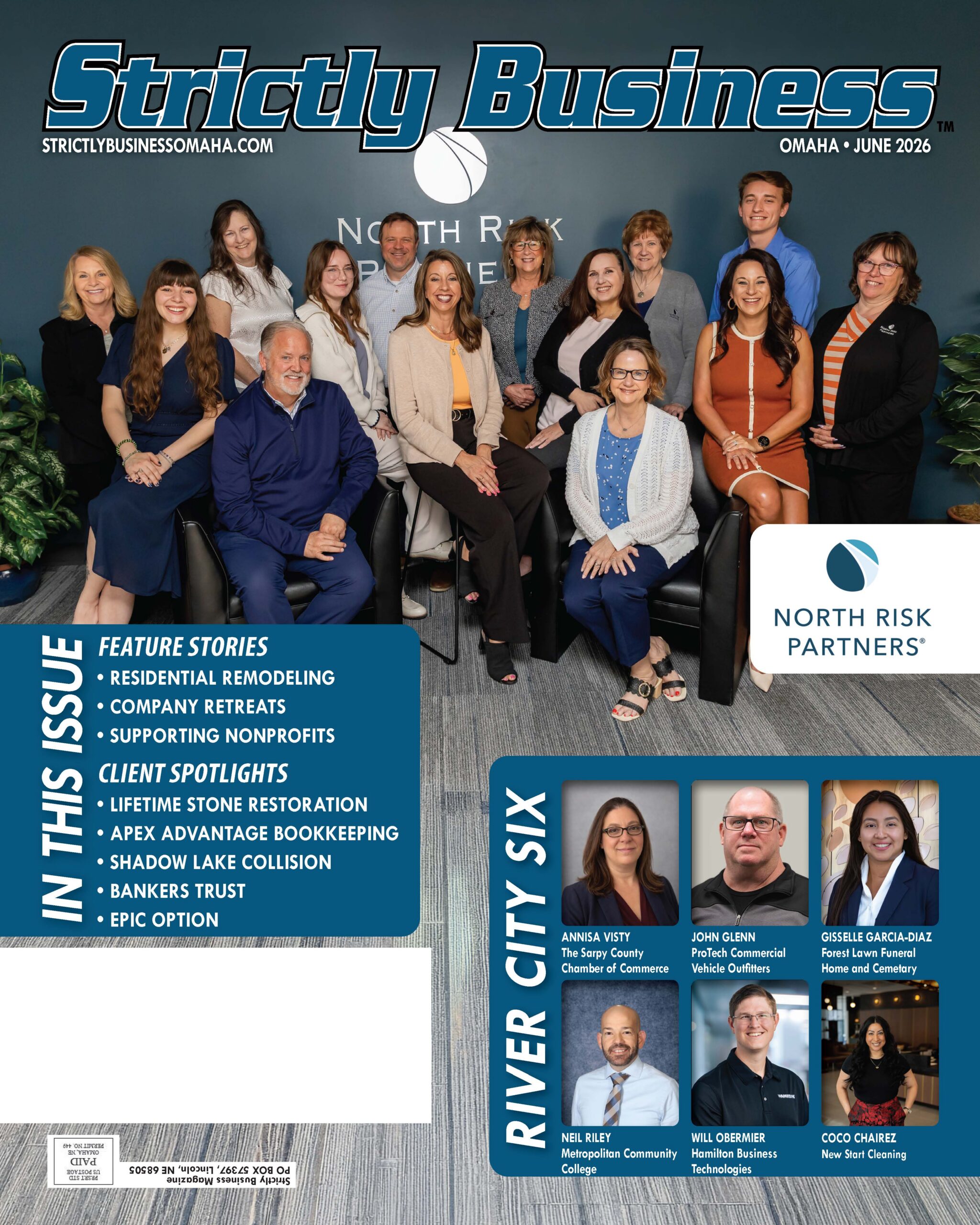 Omaha Strictly Business - July issue cover art
